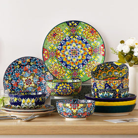Vancasso six-piece cereal bowls set offers versatile serving options.
