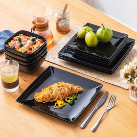 Vancasso Soho microwave-safe dinnerware for quick reheating.