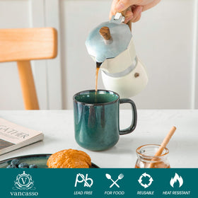 Vancasso STARRY mug, dishwasher-safe, simplifies cleanup after meals