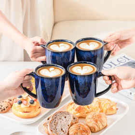 Vancasso Starry porcelain mugs dishwasher safe and easy to clean