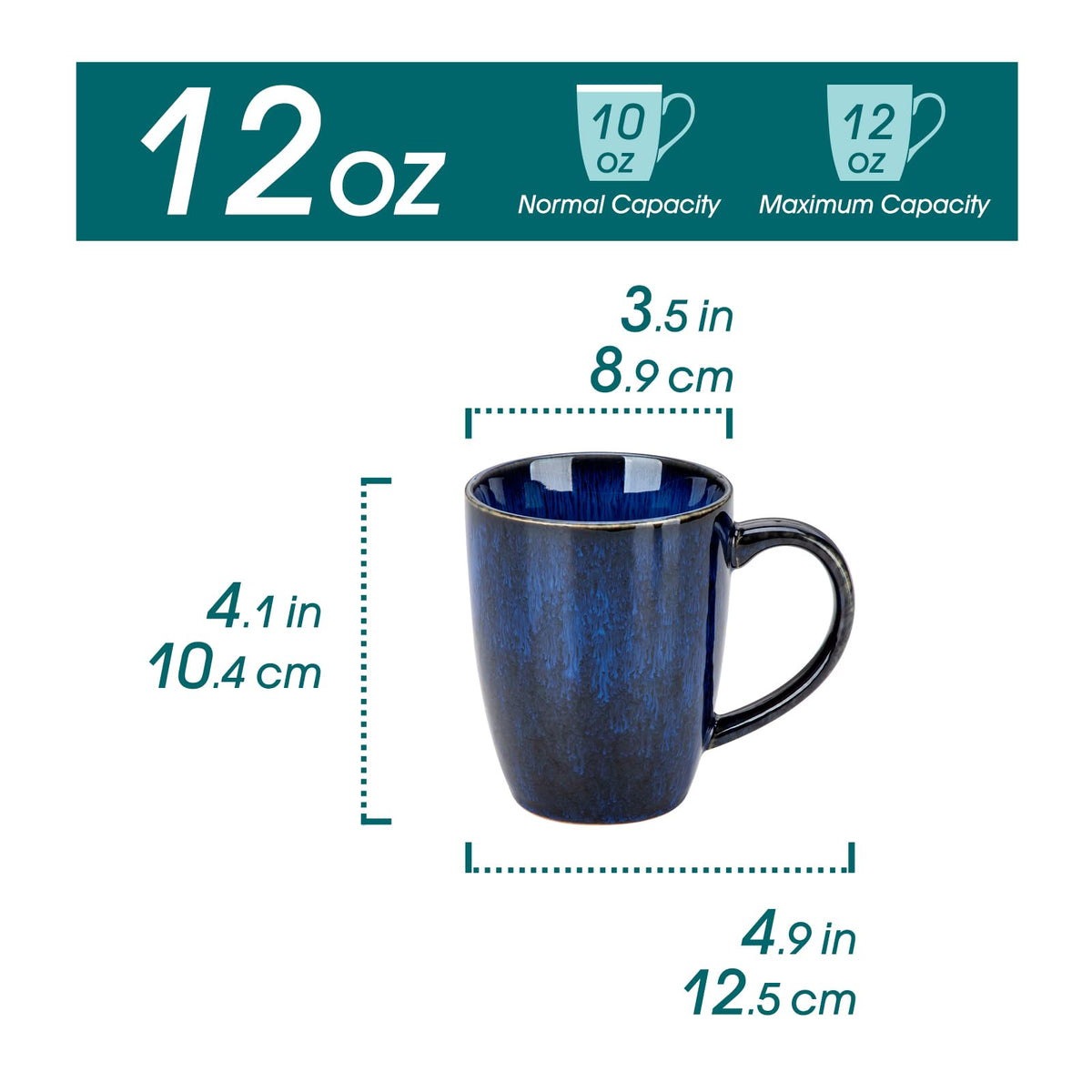 Vancasso Starry mug handle and ergonomic grip