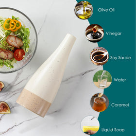 Dual-use Vancasso dispenser works for dressings and vinegars