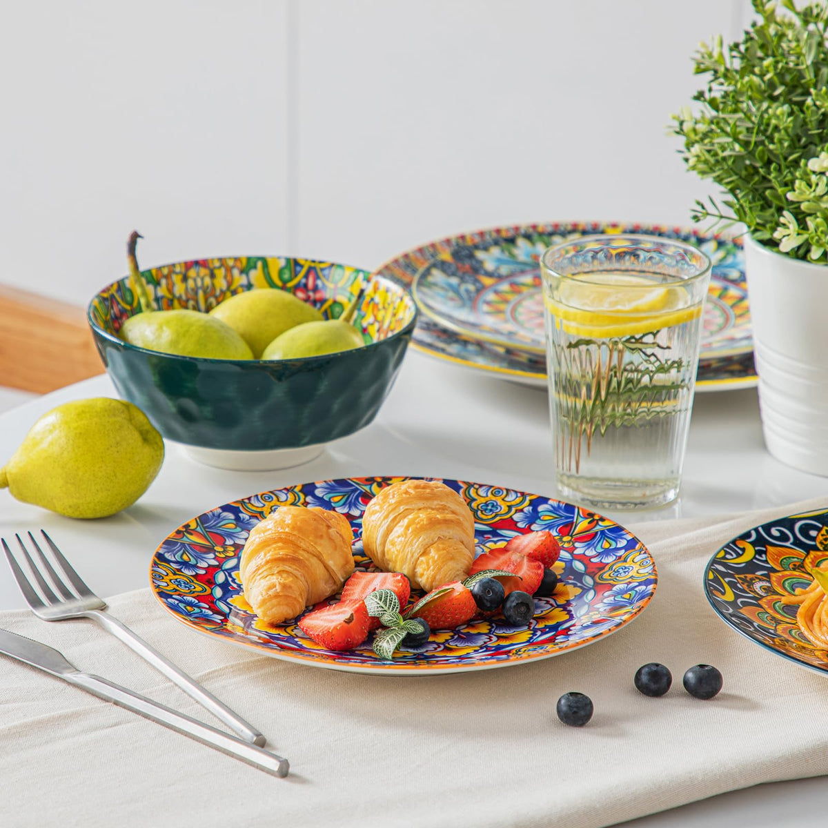 Vancasso wall-display Boho plates add decorative flair