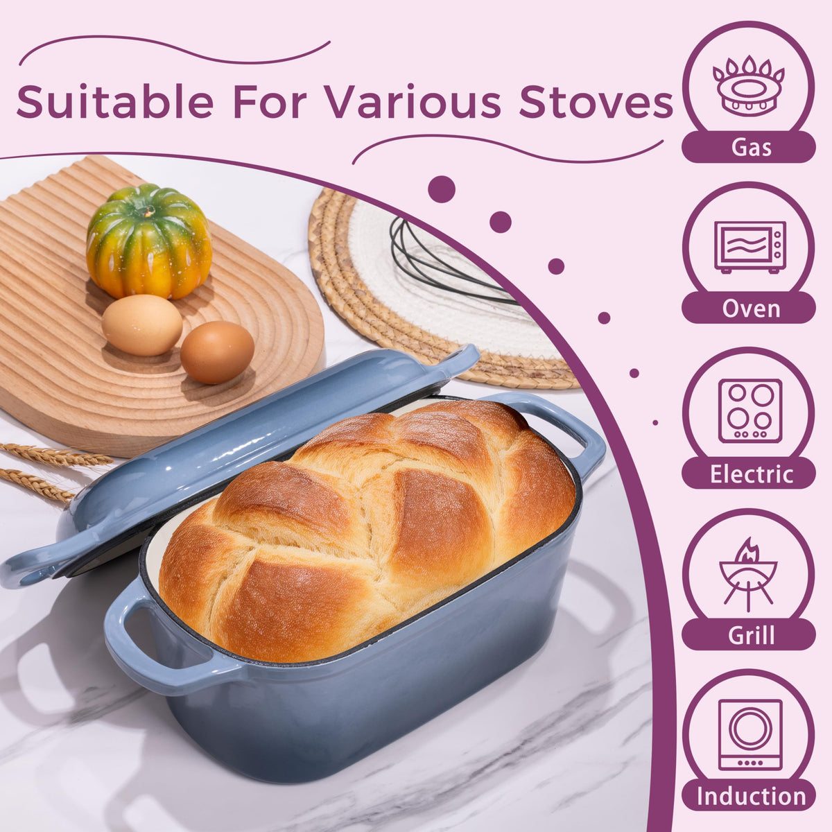 Vanderlume bread loaf mode enhances sourdough with airy crumb.