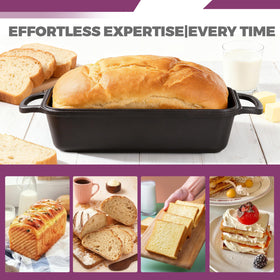 Vanderlume 5.8 Qt capacity indicated for large loaves.