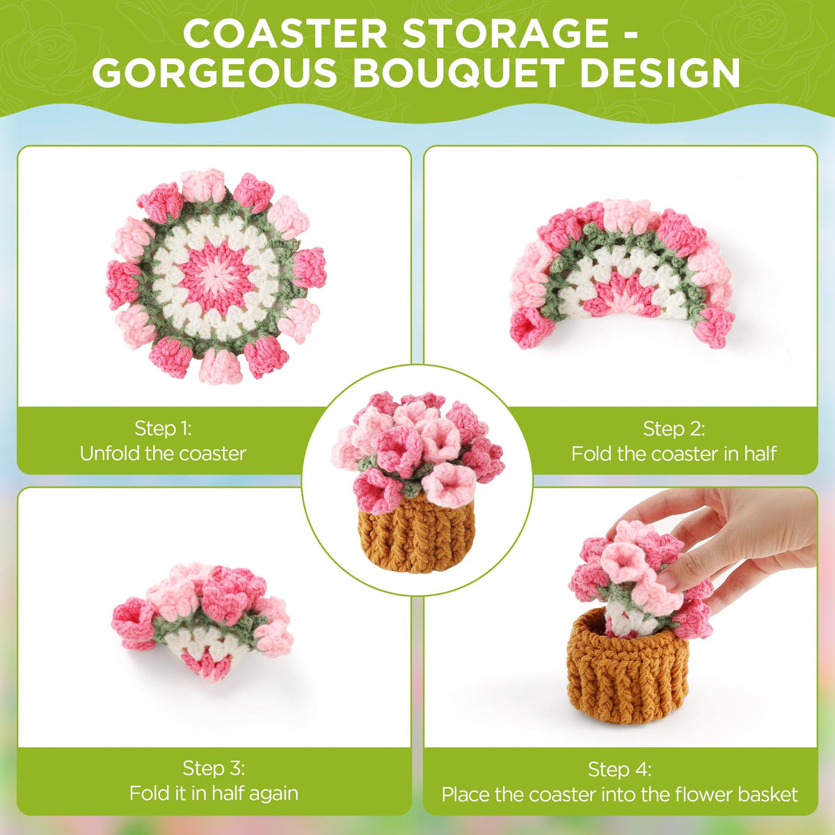 Vane Oak plant-pot inspired coaster in pink doubles as decor