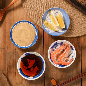 VanEnjoy microwave-safe ceramic plates provide practical serving for small bites.