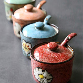 VanEnjoy sugar container on kitchen counter blends practicality with decor