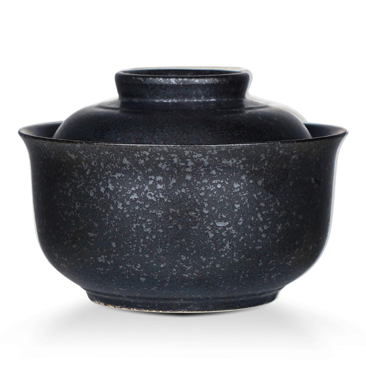 VanEnjoy microwavable ramen bowl with lid in black for quick meals