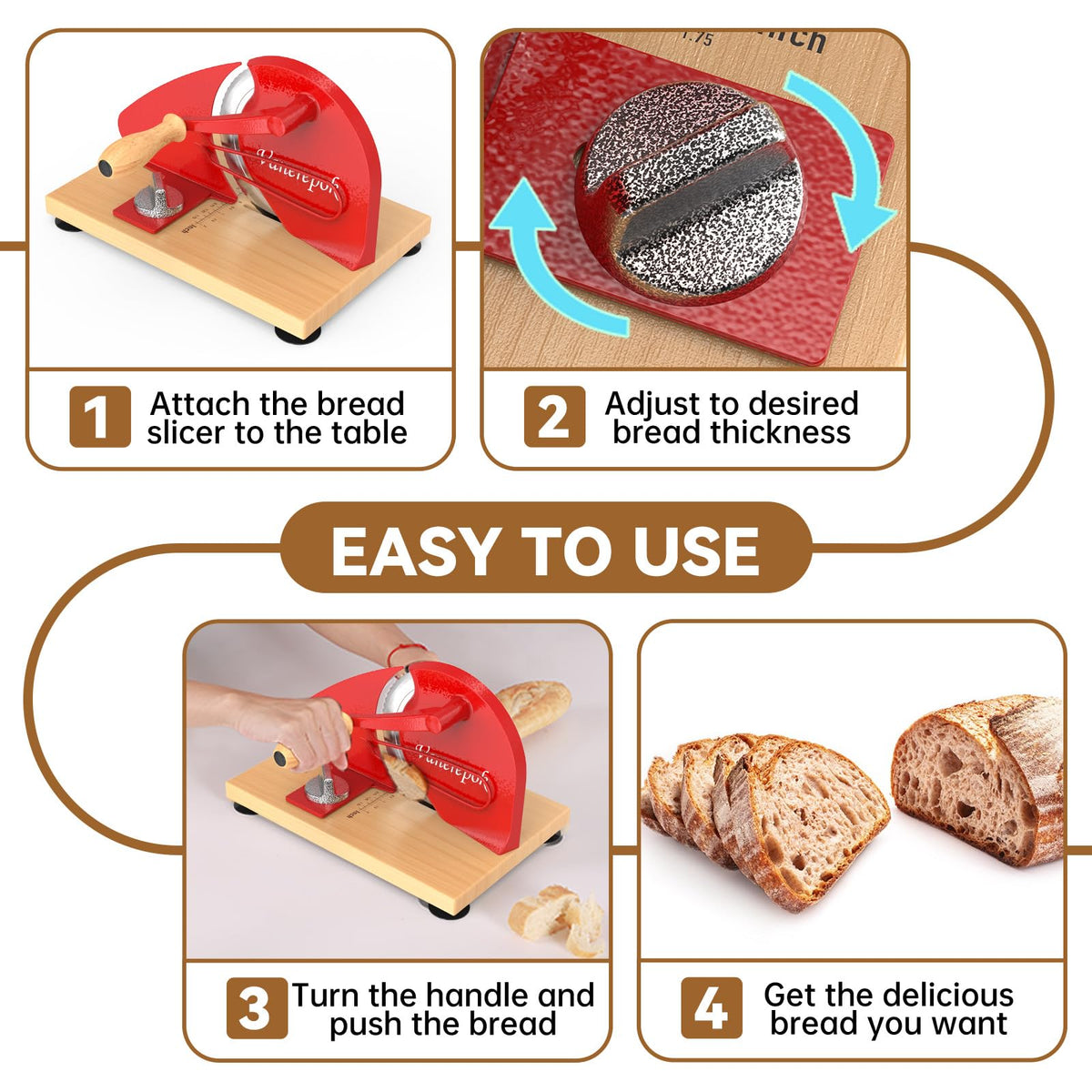 Vanerepok ergonomic handle provides comfortable grip during extended use.