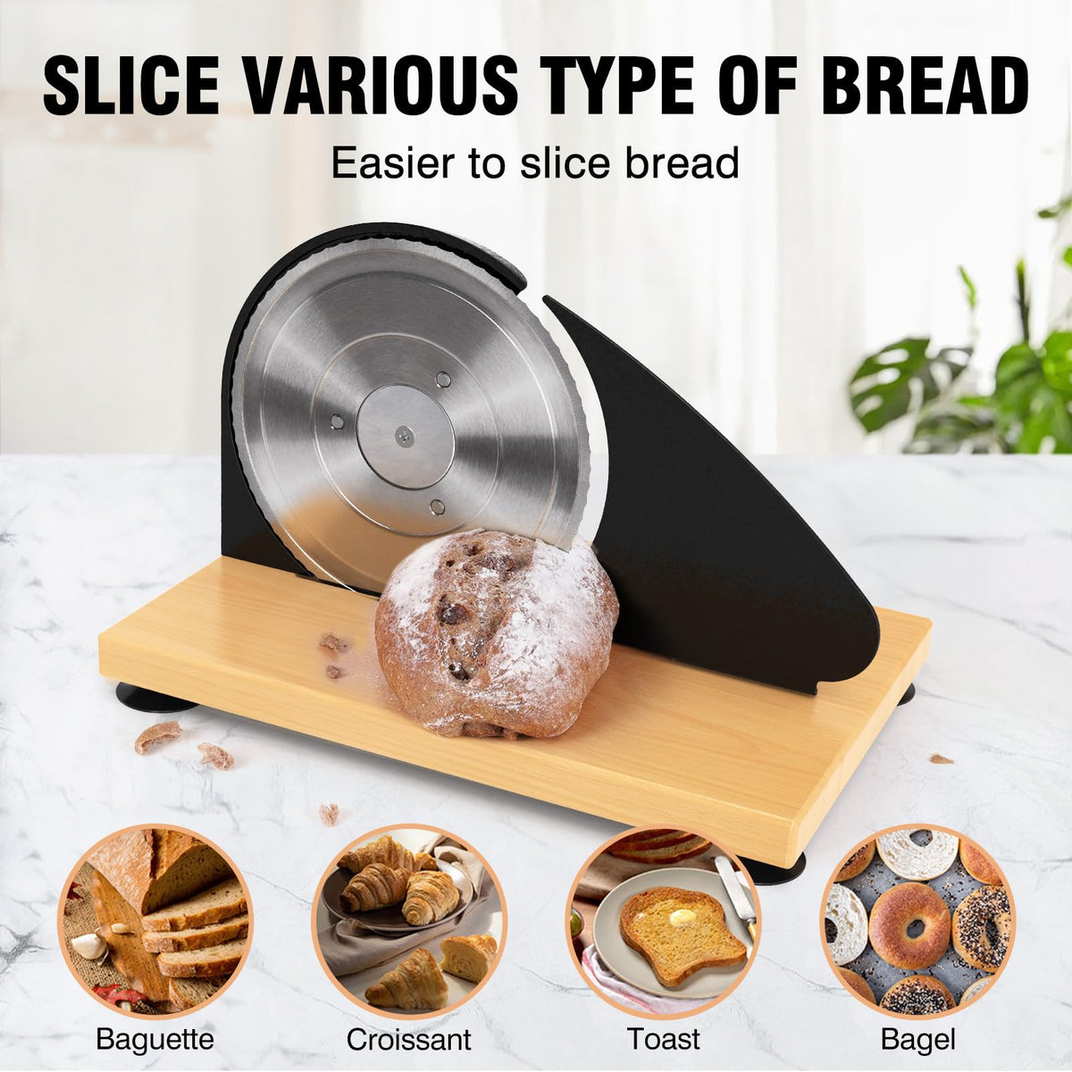 Vanerepok suction-base keeps the slicer stable on your countertop