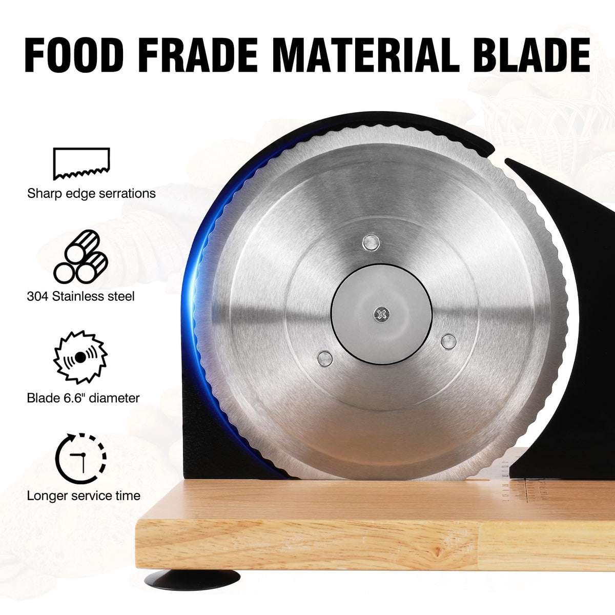 Vanerepok versatile slicer handles bread, cheese, fruits, and more with even results