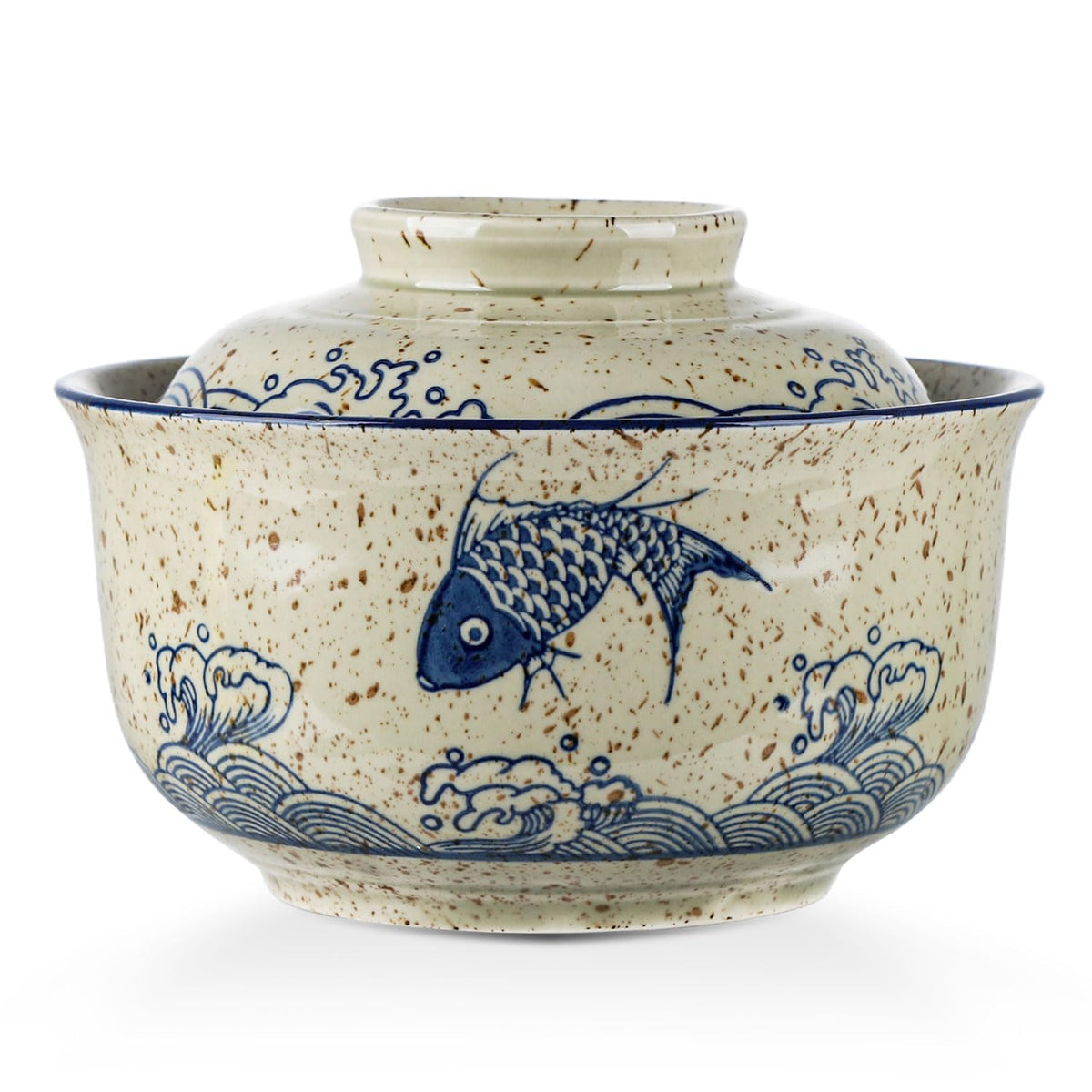 VanEnjoy microwavable ramen bowl with lid showing 25 oz capacity for hearty servings.
