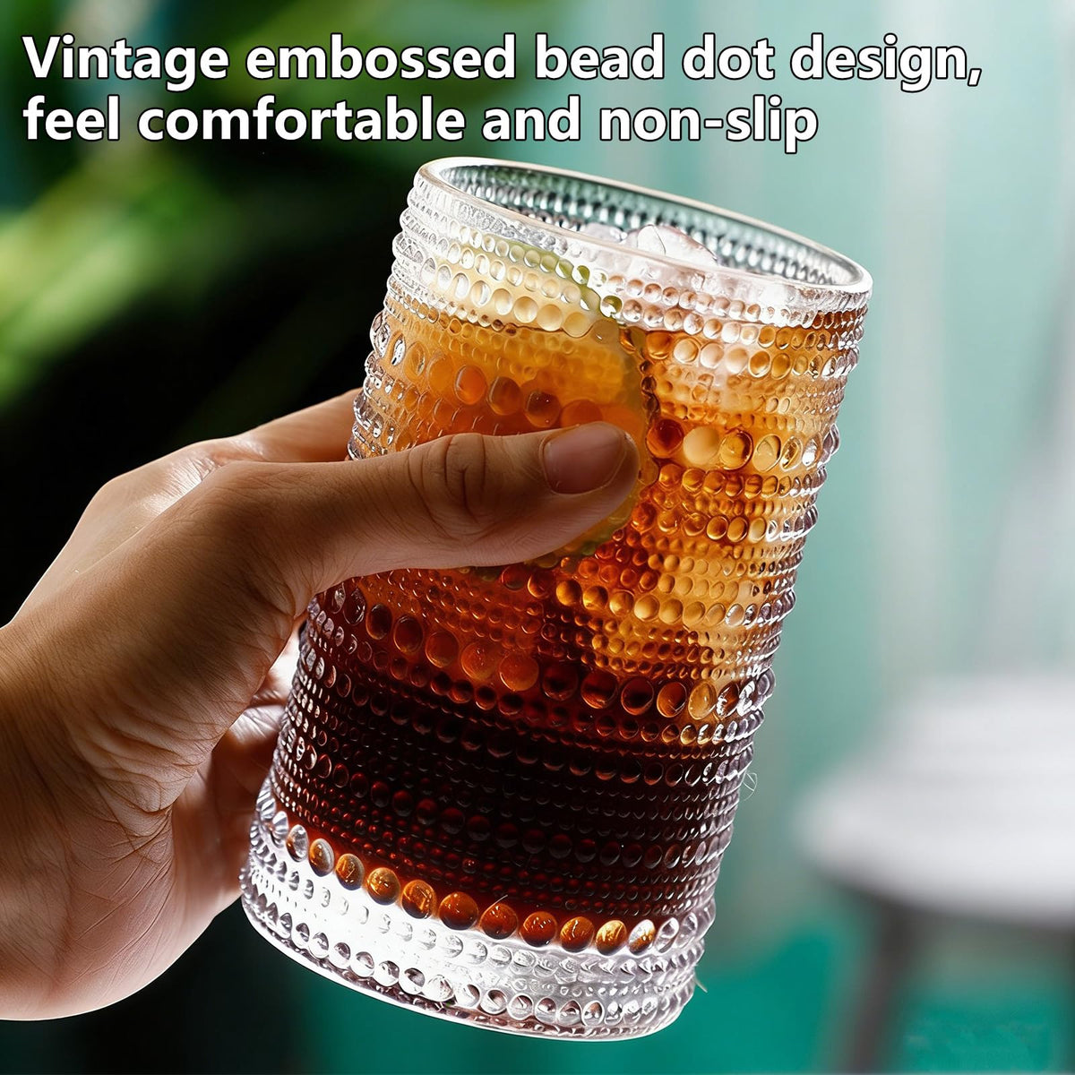 VANKUTL lead-free glass, dishwasher safe for easy cleanup.