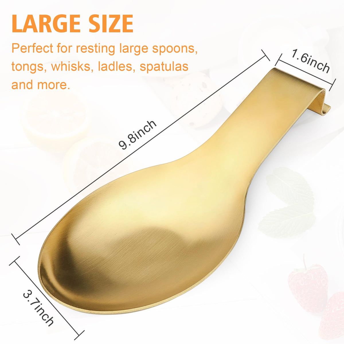 VanlonPro spoon rest with dishwasher-safe design, easy cleaning and maintenance.