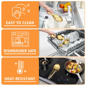 VanlonPro large spoon rest measures 9.8 by 3.7 inches for multiple utensils.