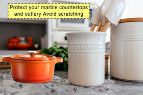 Vanwychen pot protectors are machine washable and dryer safe for easy maintenance.