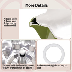 Vaolvpant top removable parts and dishwasher-safe internal pieces for simple care.