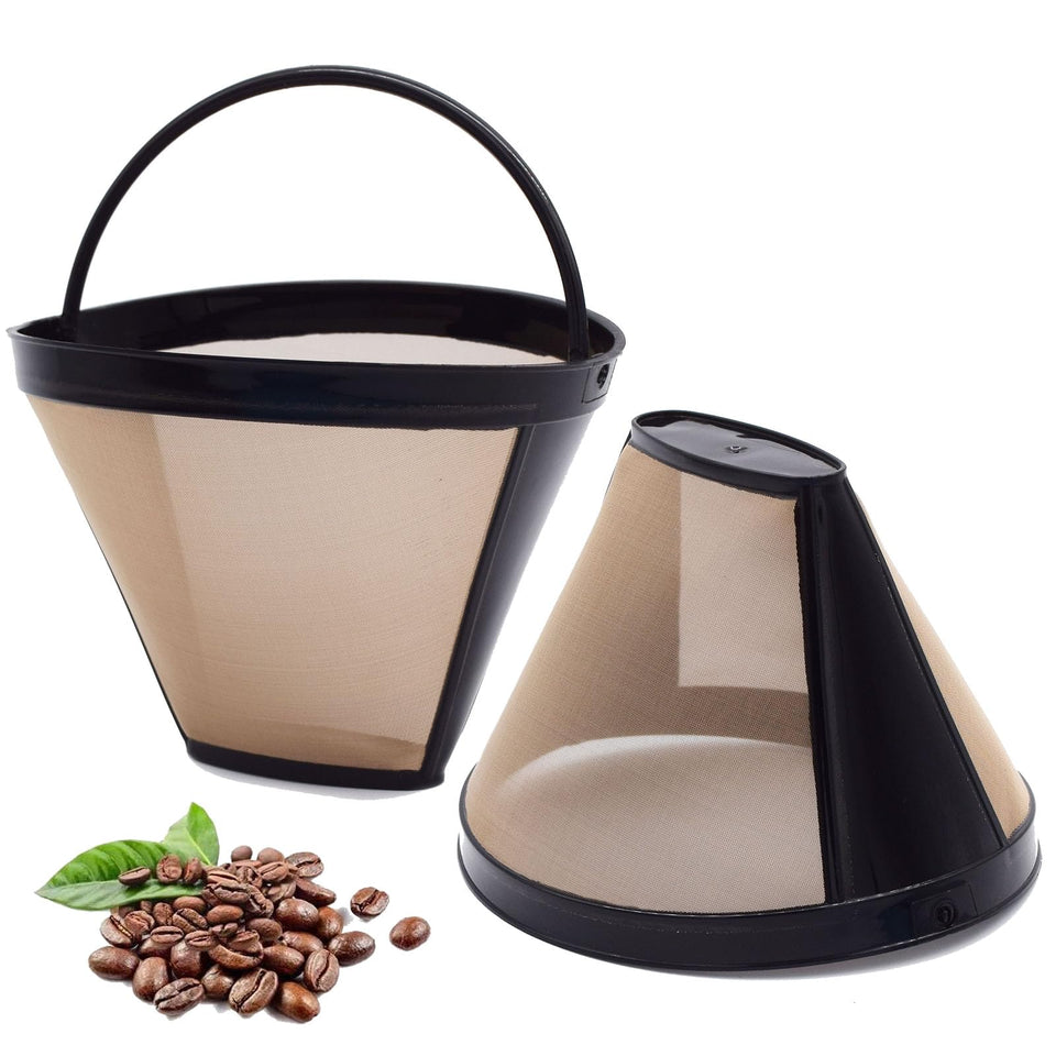 VAQINED reusable 4-cone filter basket for Cuisinart delivers clean flavor with less waste.