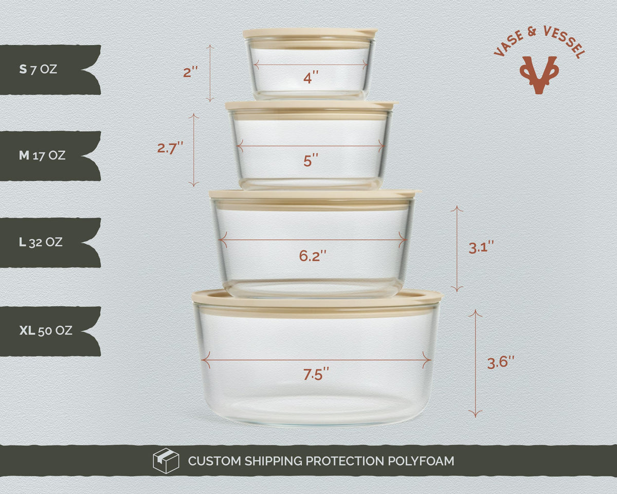 Vase and Vessel dishwasher-safe glass container for easy cleaning.