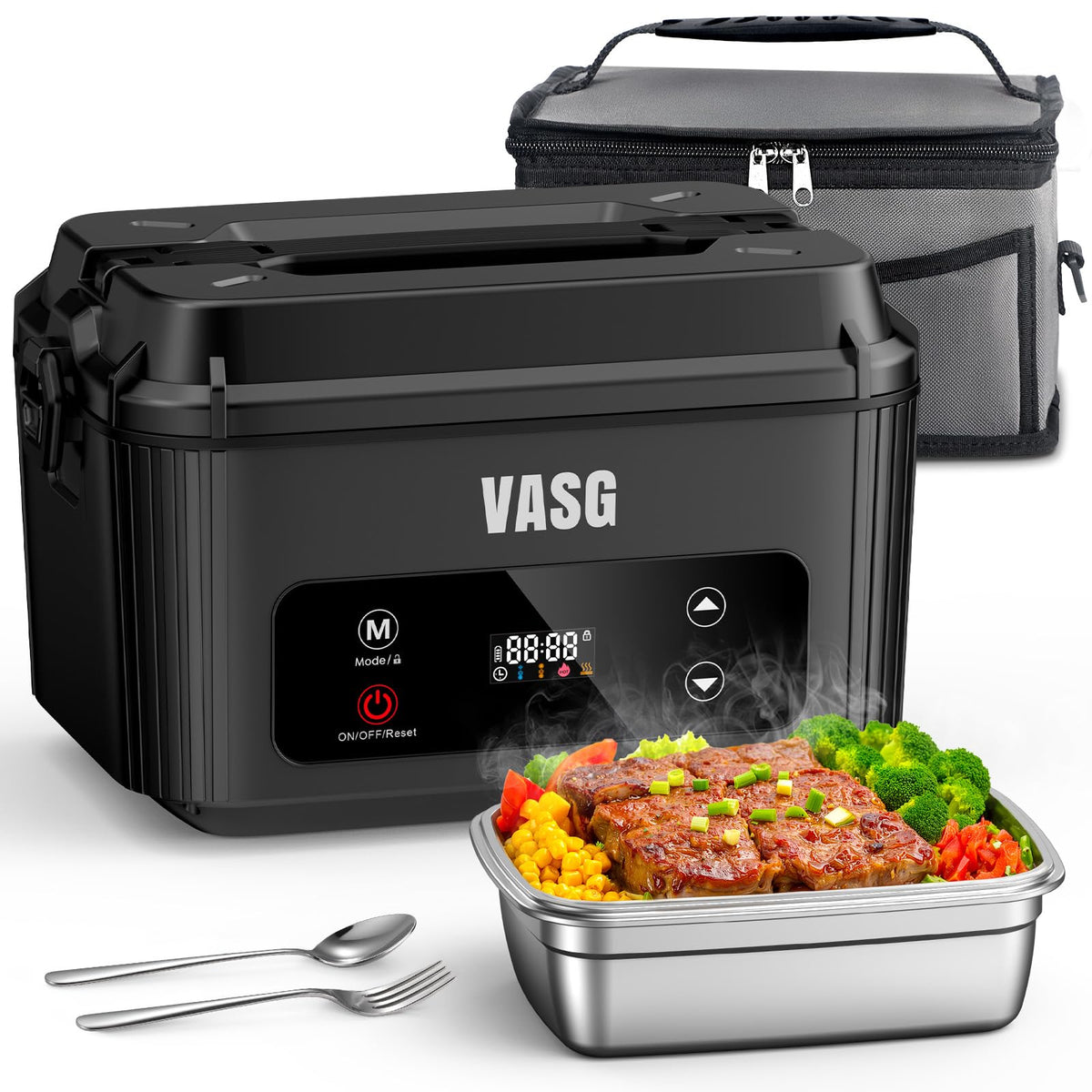VASG 2026 exterior view of the portable lunch box for travel and office use