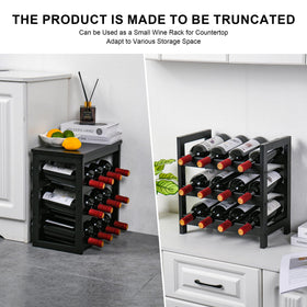 VASMIA retro-inspired rack complements entertaining spaces with organized display.
