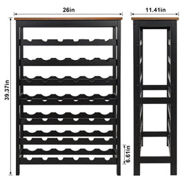 VASMIA table-top wine rack layout demonstrates versatile placement on counters