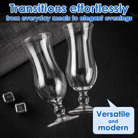 Durable clear VasoArte hurricane glass designed for everyday use