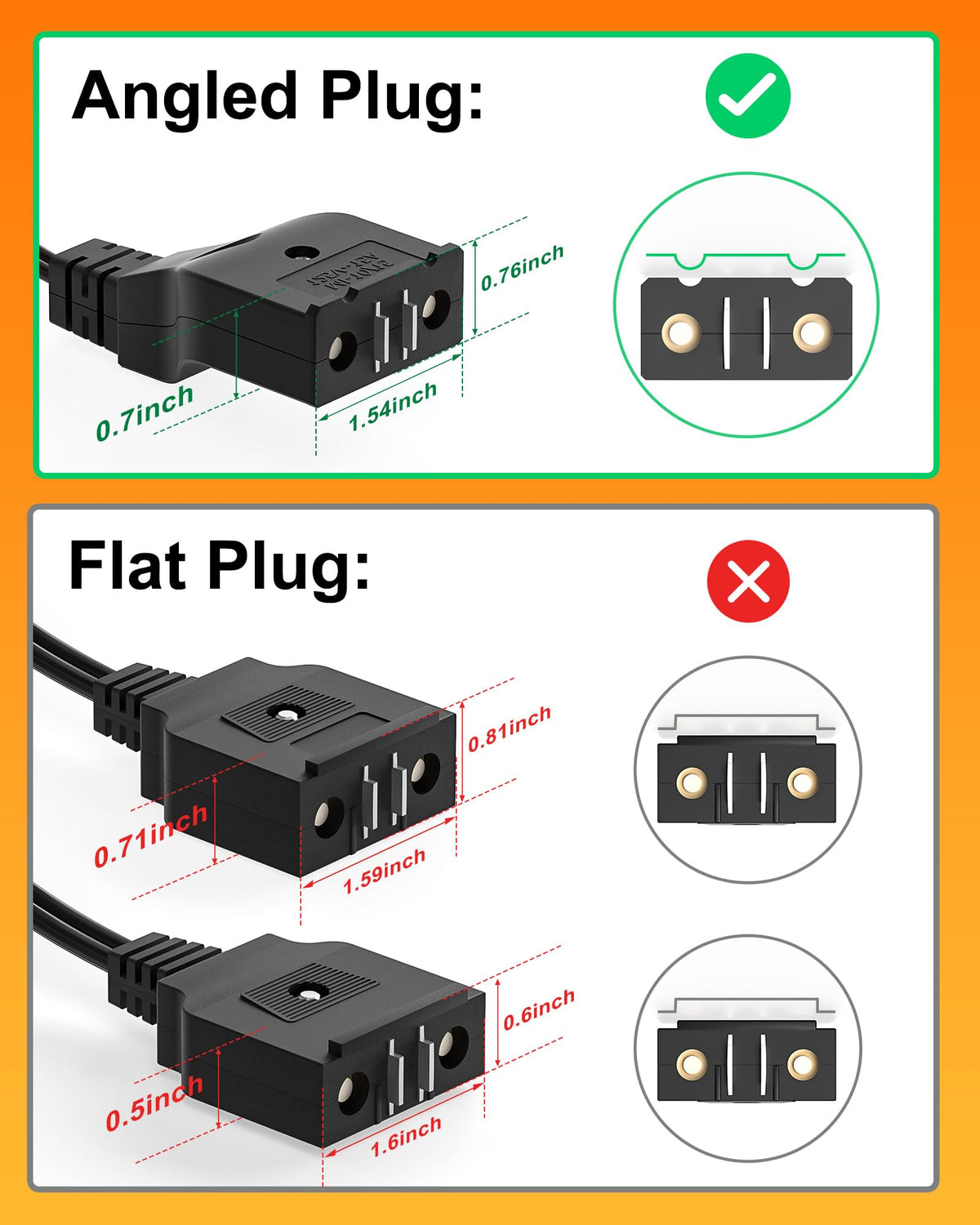 Compatibility chart image showing model matches for safe cord replacement