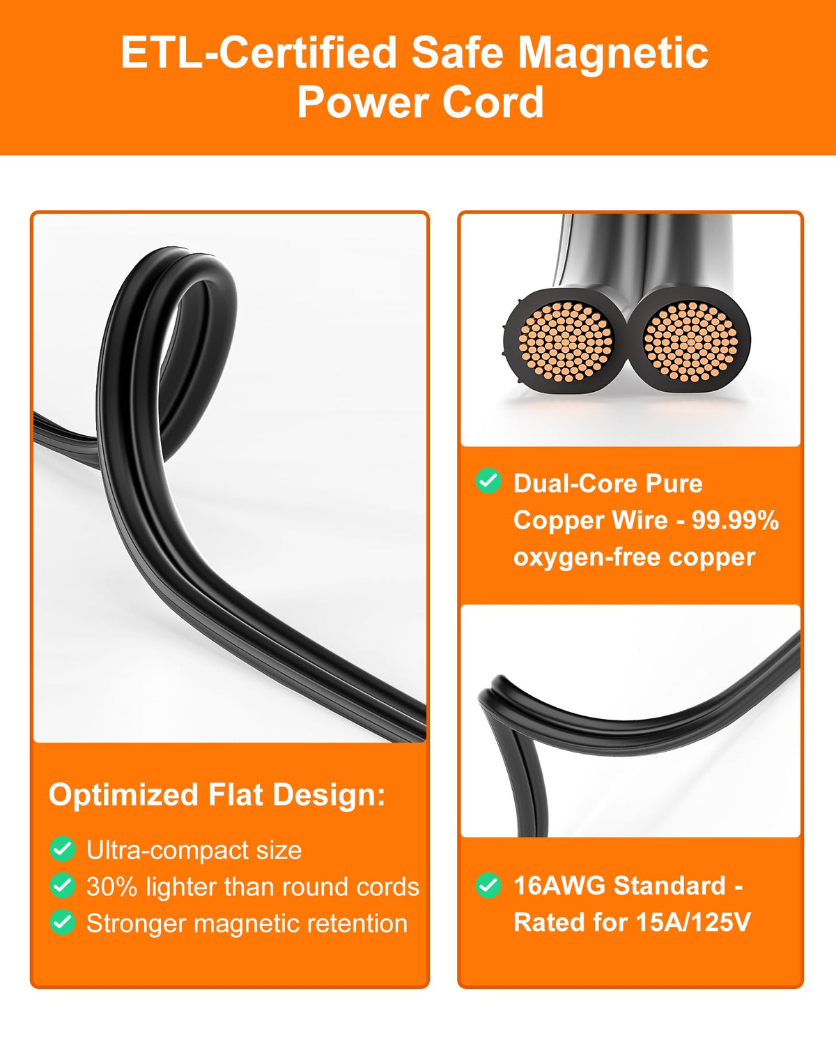 VASTHOME Masterbuilt turkey fryer cord fits securely for safe operation