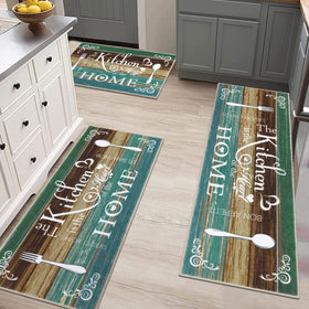 Vaukki Boho hallway rug teal brightens entryways.