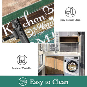 Vaukki Boho rug is machine washable for easy cleaning.