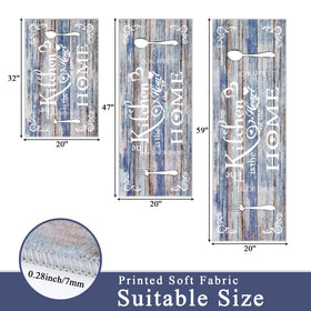Vaukki Boho kitchen rug adds coastal farmhouse charm to any space.