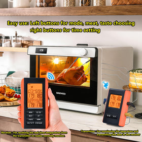 VAUNO IPX7 probes resist splashes and heat for reliable use.
