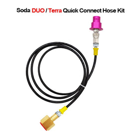 VaVoger CGA320 outlet connection illustrating wide CO2 tank compatibility.