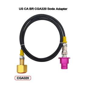 VaVoger adapter supports external CO2 tanks including 5lb, 20lb, 50lb.