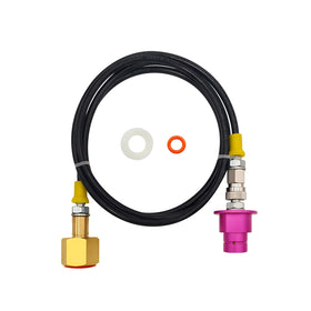 VaVoger Soda Terra adapter 60-inch hose for quick CO2 connections to Terra machines.