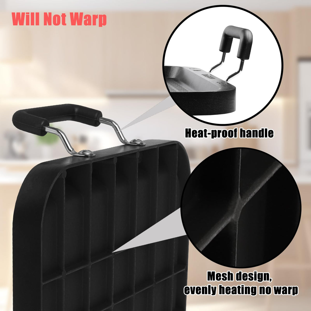 Vayepro ceramic nonstick coating for easy release and quick cleanup