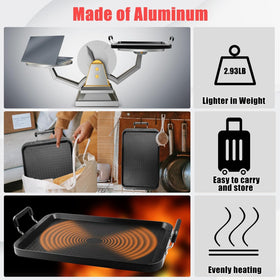 Vayepro non-stick ceramic coating facilitates easy cleanup after searing and frying.