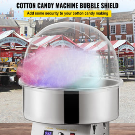 VBENLEM cotton candy bubble shield clear front view for easy monitoring