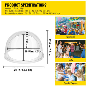 VBENLEM bubble shield enhances safety as children watch