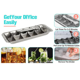 VBQFDPH multi-use ice cube tray for flavored or fruit cubes