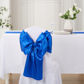 VCUSUELER royal blue satin table runner 12x108 fits 8-16 guest tables.