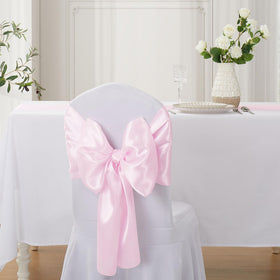 VCUSUELER light pink runner drape with silk-like look for effortless elegance.