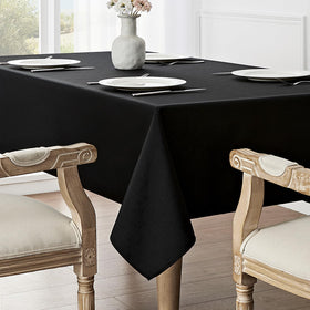 Veblandy tablecloth used indoors and outdoors for versatile use.