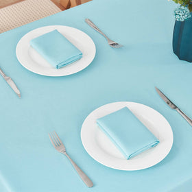 Veblandy rectangle tablecloth on dining setup with elegant styling
