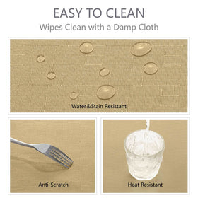 Veblandy tablecloth adds elegant simplicity to weddings and banquets.