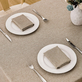Veblandy waterproof tablecloth protects surfaces from spills and stains.