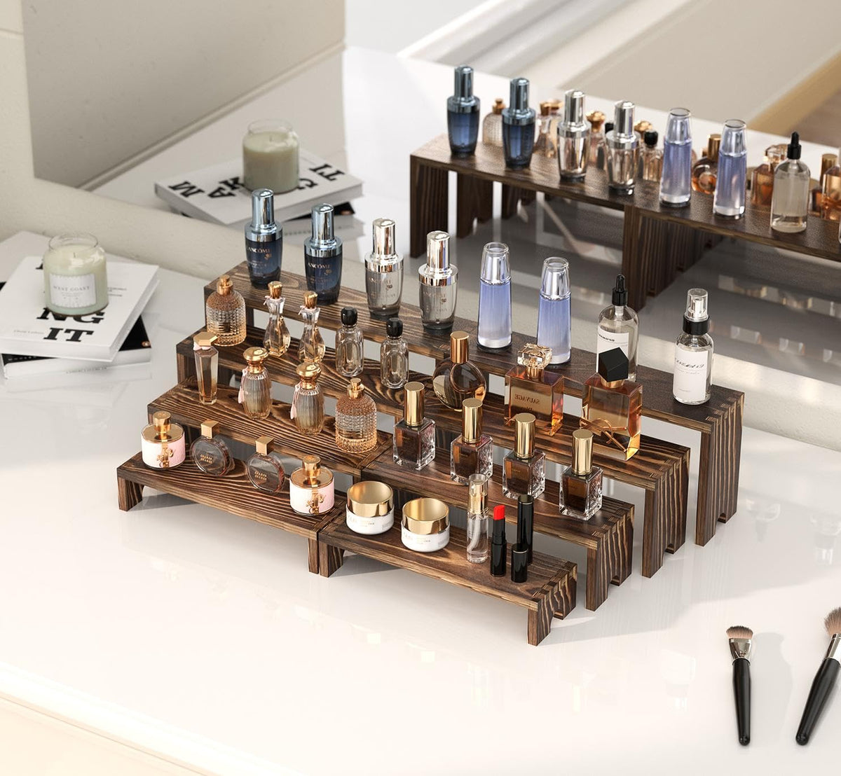 Vecxoty dessert table display set creates a social-ready party setup.