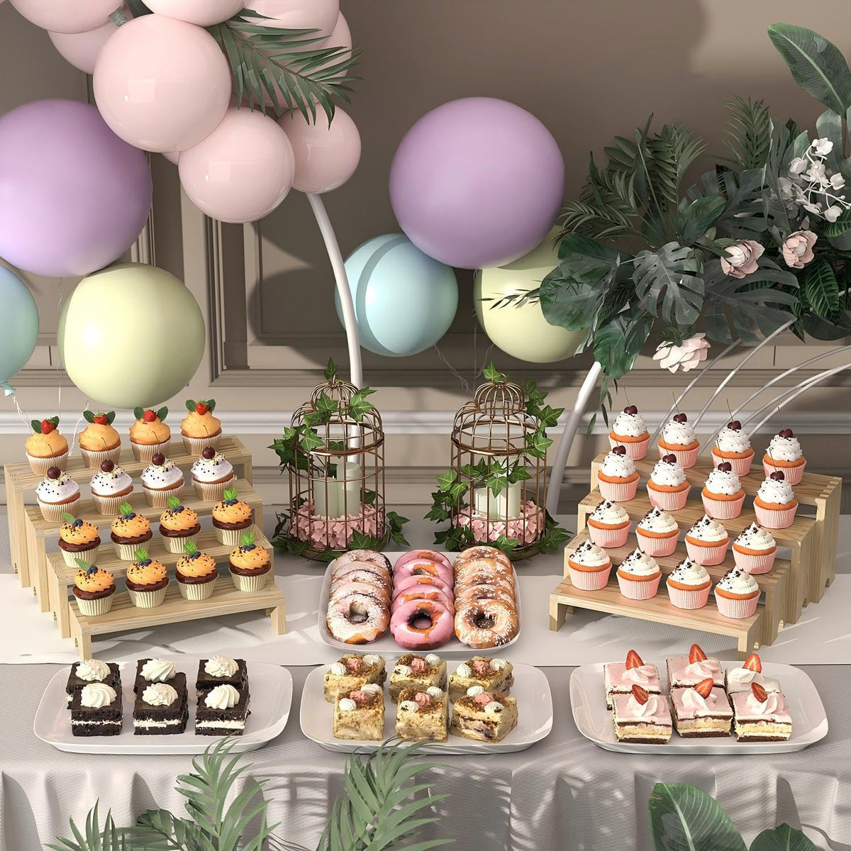 Vecxoty stackable cupcake display elevates desserts for parties